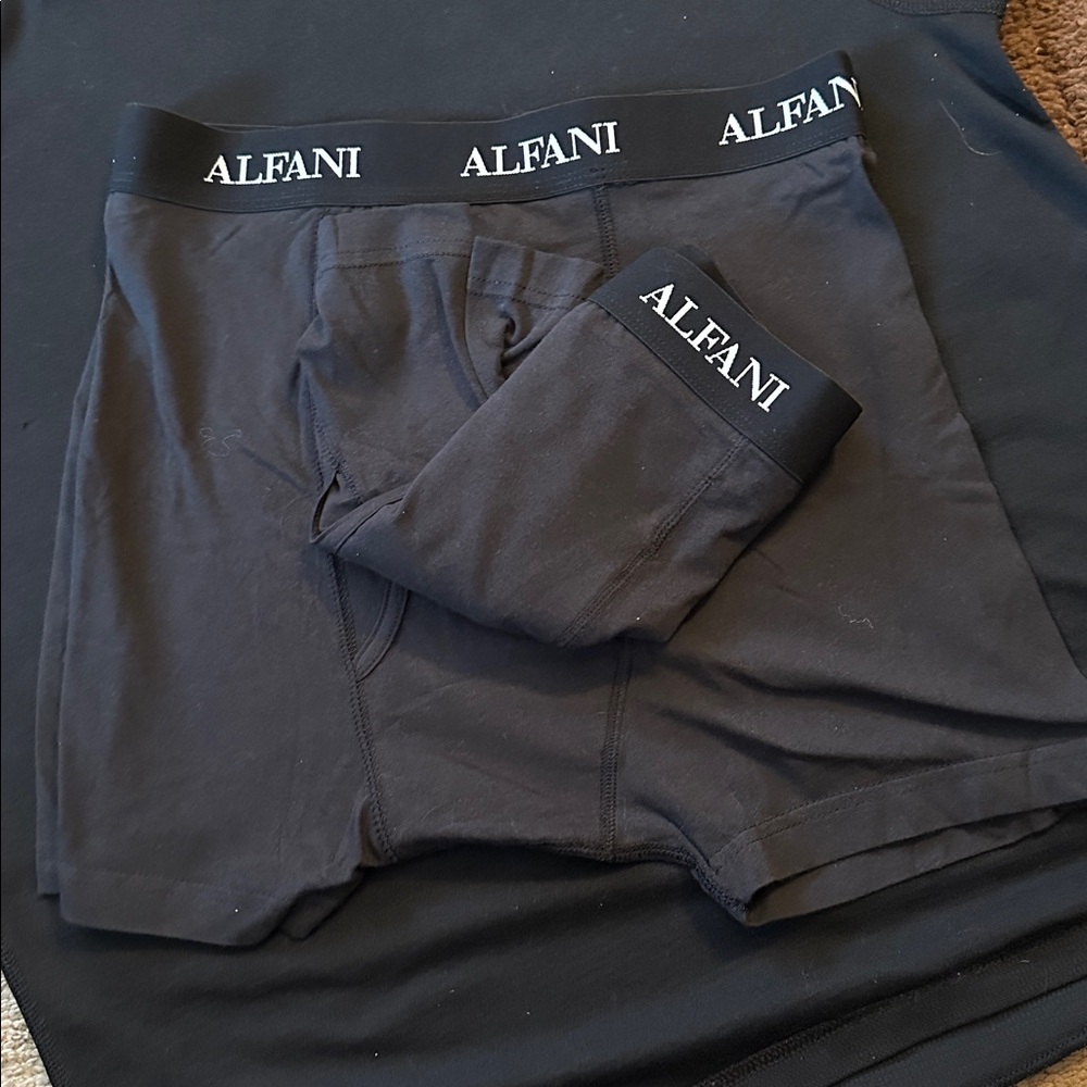Alfani Men's Black Boxer Briefs